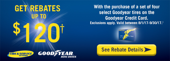 GOODYEAR TIRE REBATES